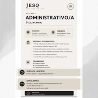 Oportunidad Laboral | Administrativo/a &ndash; JESQ Recursos Humanos